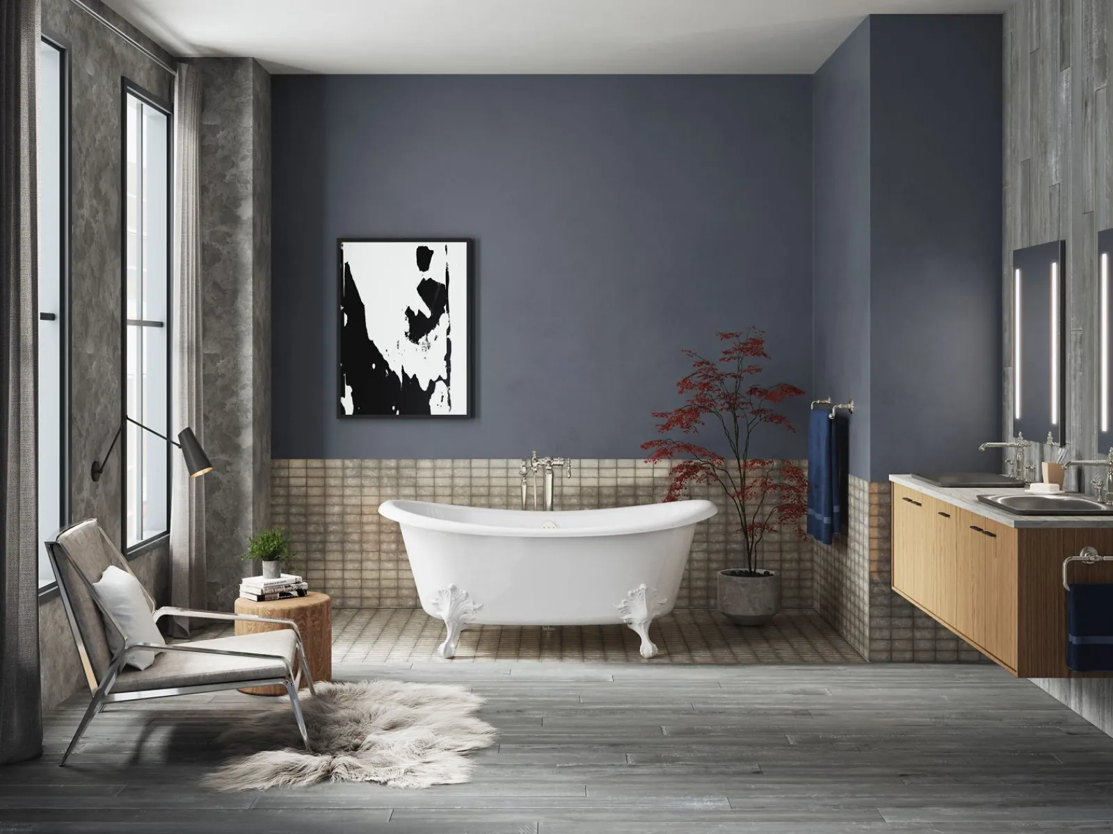 Ball-and-claw feet^Kohler Sale