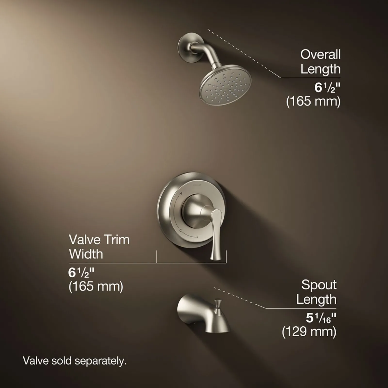 Bath and shower trim kit, 1.75 gpm^Kohler Sale