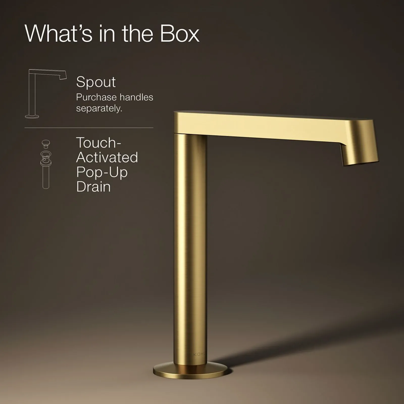 Bathroom sink faucet spout with Row design, 1.2 gpm^Kohler Sale