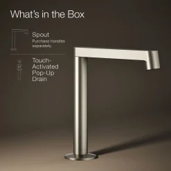 Bathroom sink faucet spout with Row design, 1.2 gpm^Kohler Sale