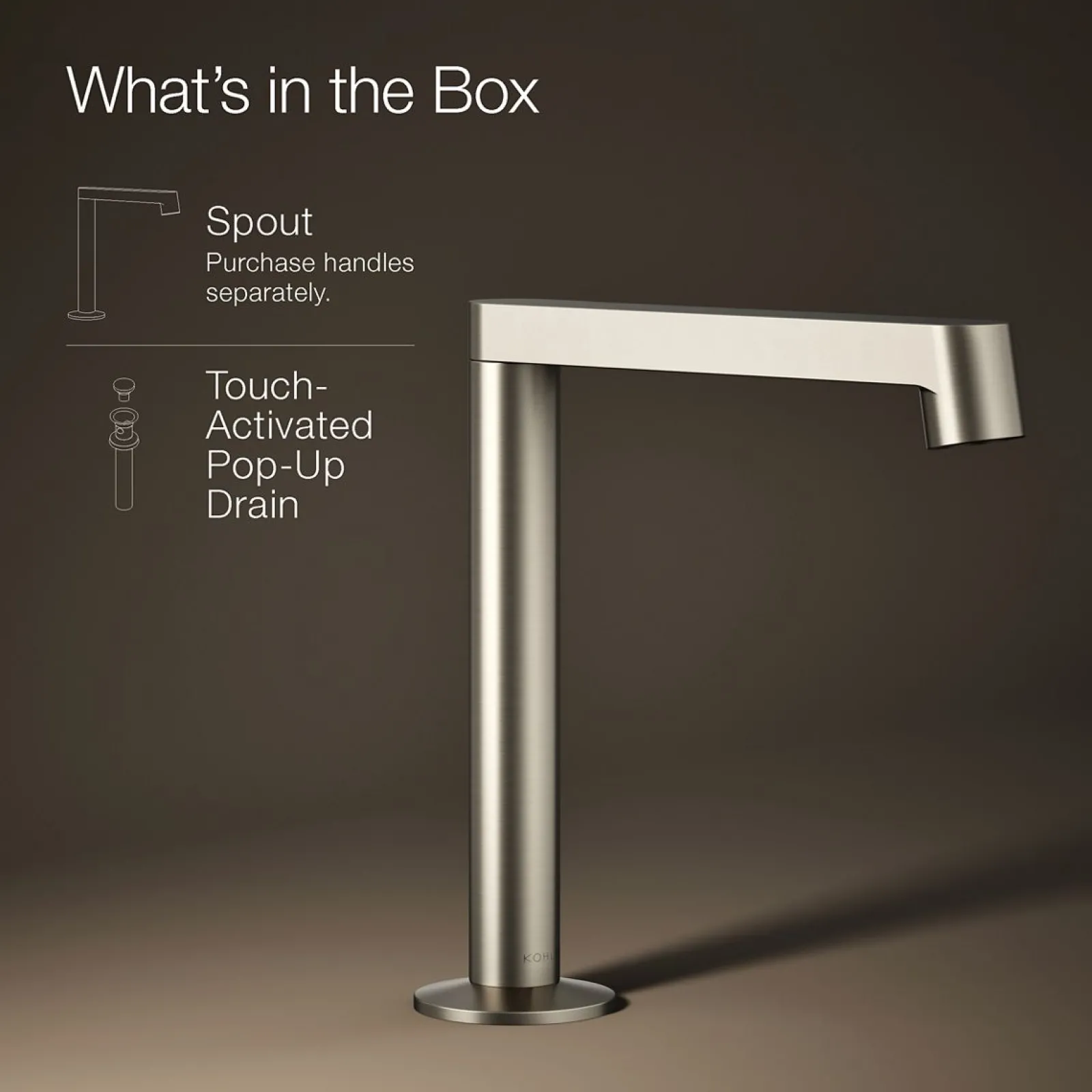 Bathroom sink faucet spout with Row design, 1.2 gpm^Kohler Sale
