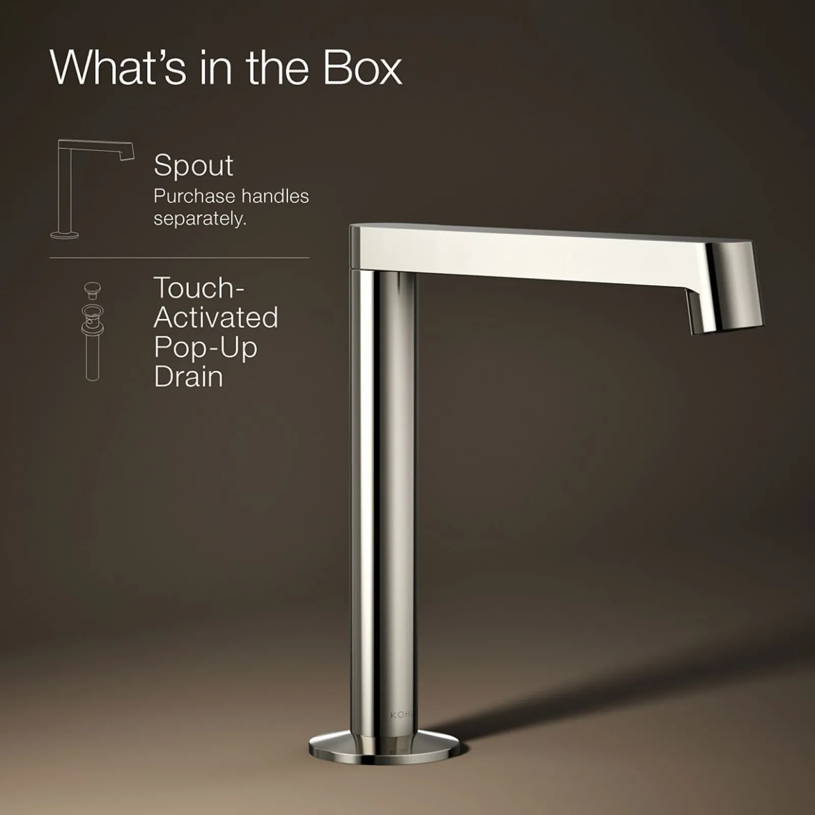 Bathroom sink faucet spout with Row design, 1.2 gpm^Kohler Sale