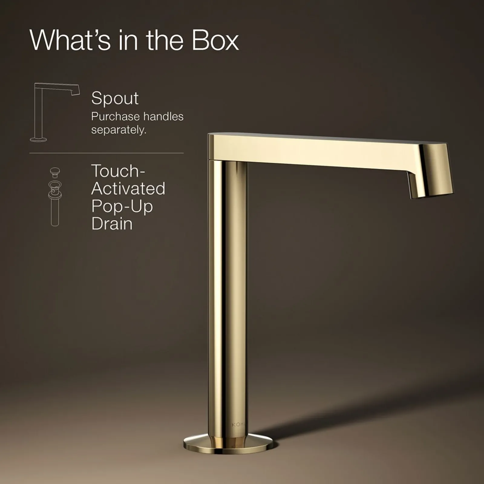 Bathroom sink faucet spout with Row design, 1.2 gpm^Kohler Sale