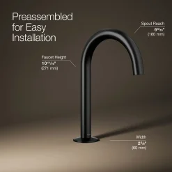 Bathroom sink faucet spout with Tube design, 1.2 gpm^Kohler Discount