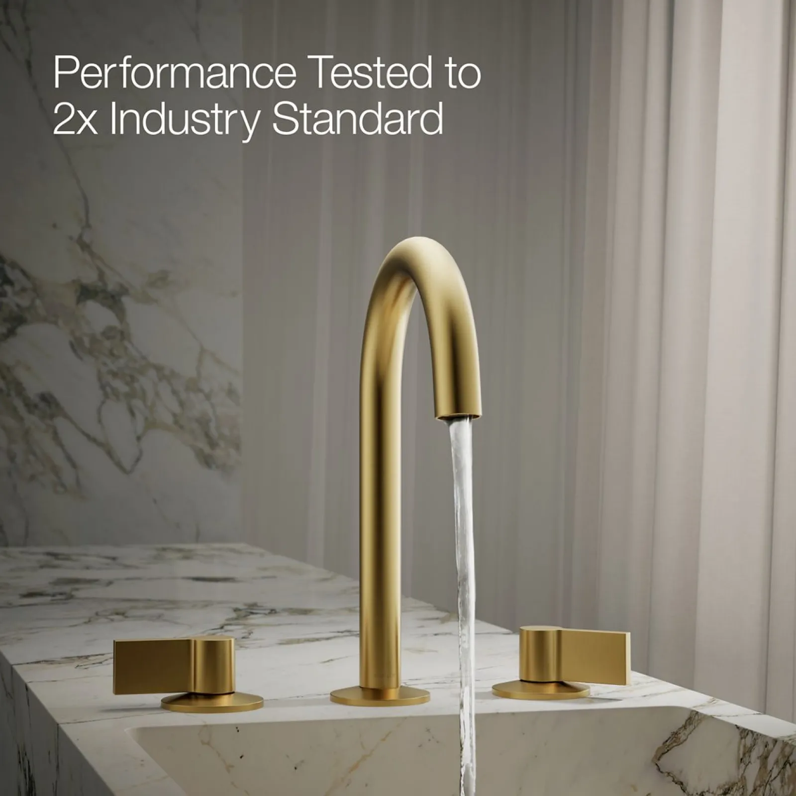 Bathroom sink faucet spout with Tube design, 1.2 gpm^Kohler Discount