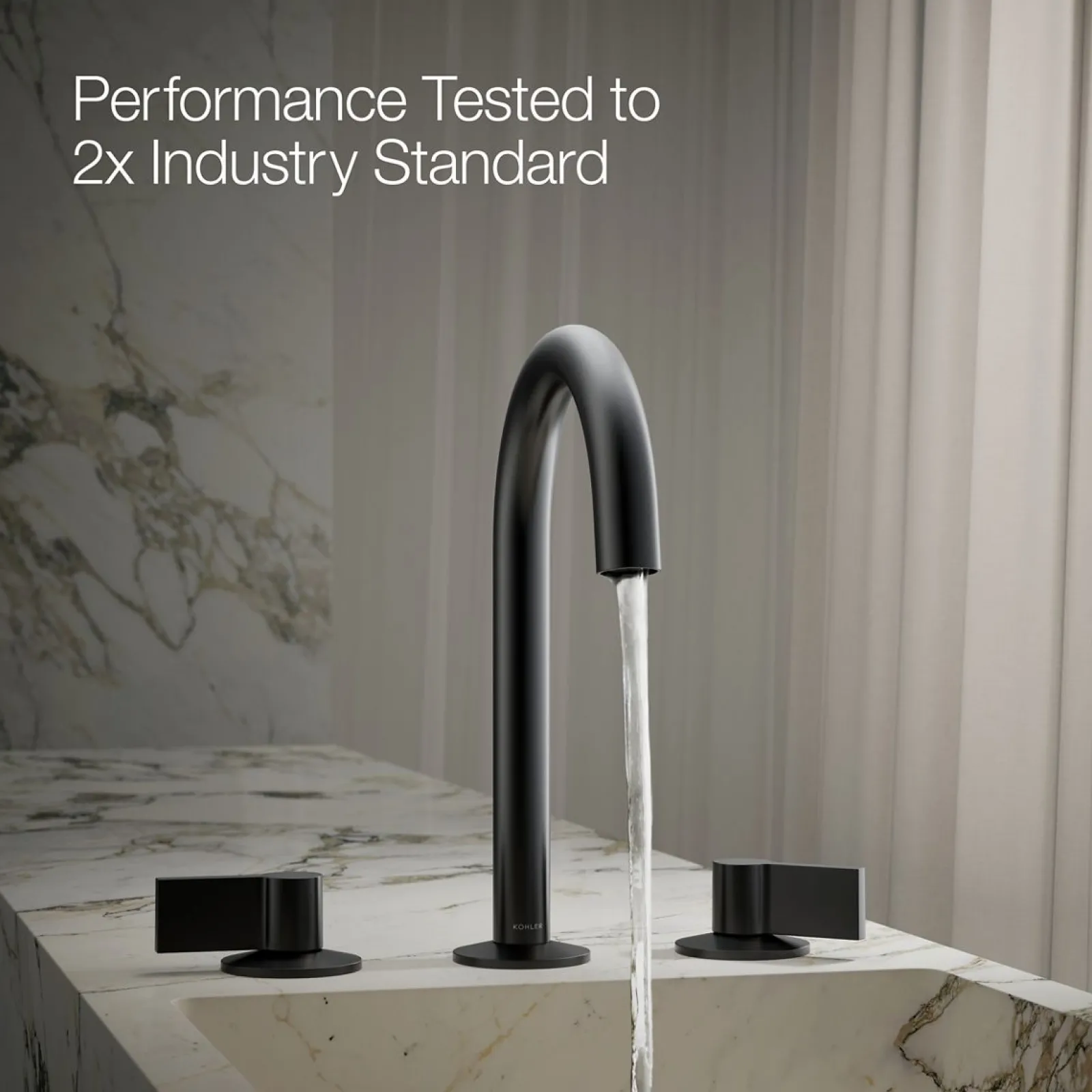 Bathroom sink faucet spout with Tube design, 1.2 gpm^Kohler Discount