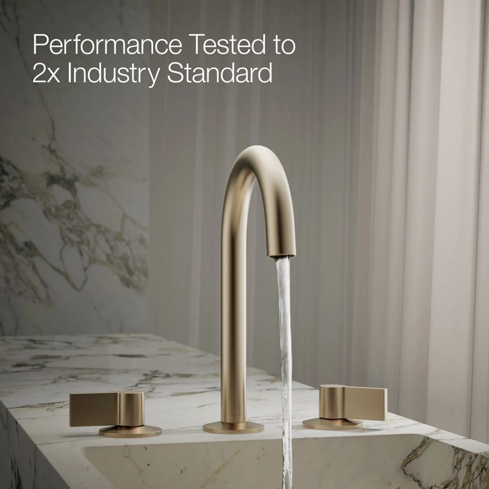 Bathroom sink faucet spout with Tube design, 1.2 gpm^Kohler Discount