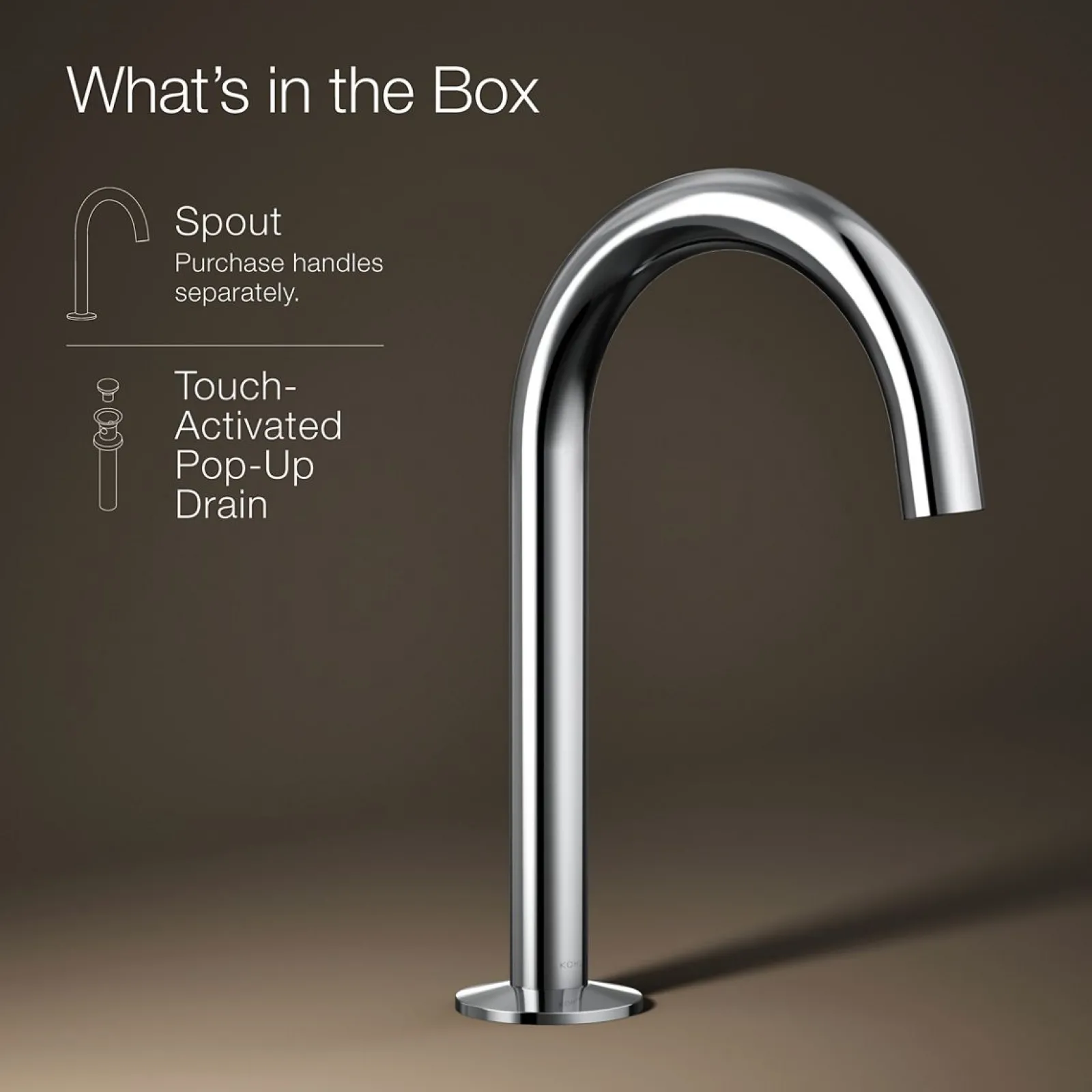 Bathroom sink faucet spout with Tube design, 1.2 gpm^Kohler Discount
