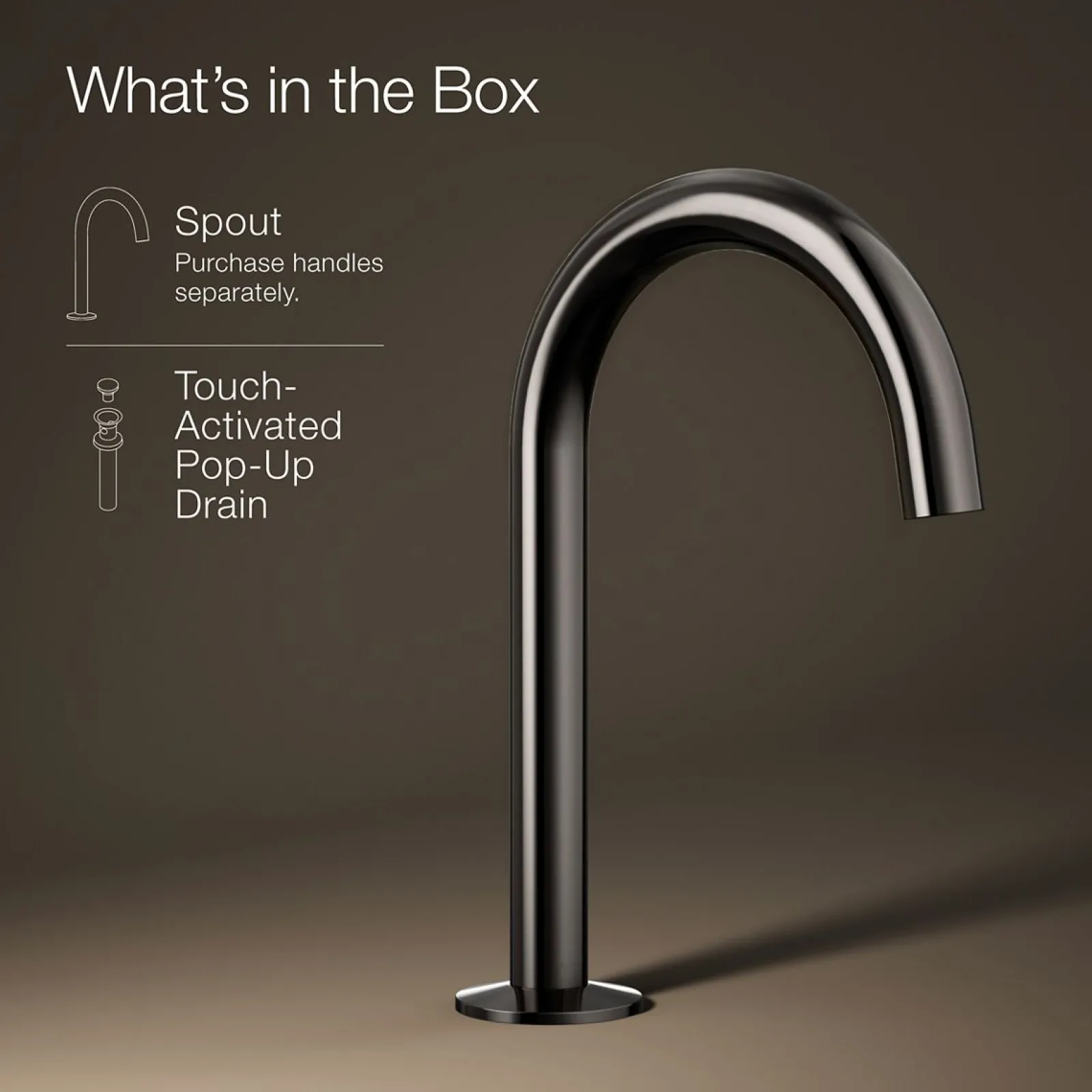Bathroom sink faucet spout with Tube design, 1.2 gpm^Kohler Discount