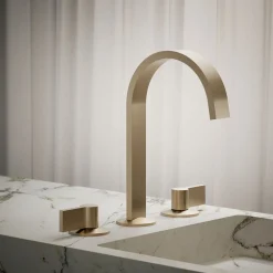 Bathroom sink faucet spout with Ribbon design, 1.2 gpm^Kohler