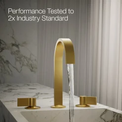 Bathroom sink faucet spout with Ribbon design, 1.2 gpm^Kohler