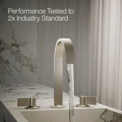 Bathroom sink faucet spout with Ribbon design, 1.2 gpm^Kohler