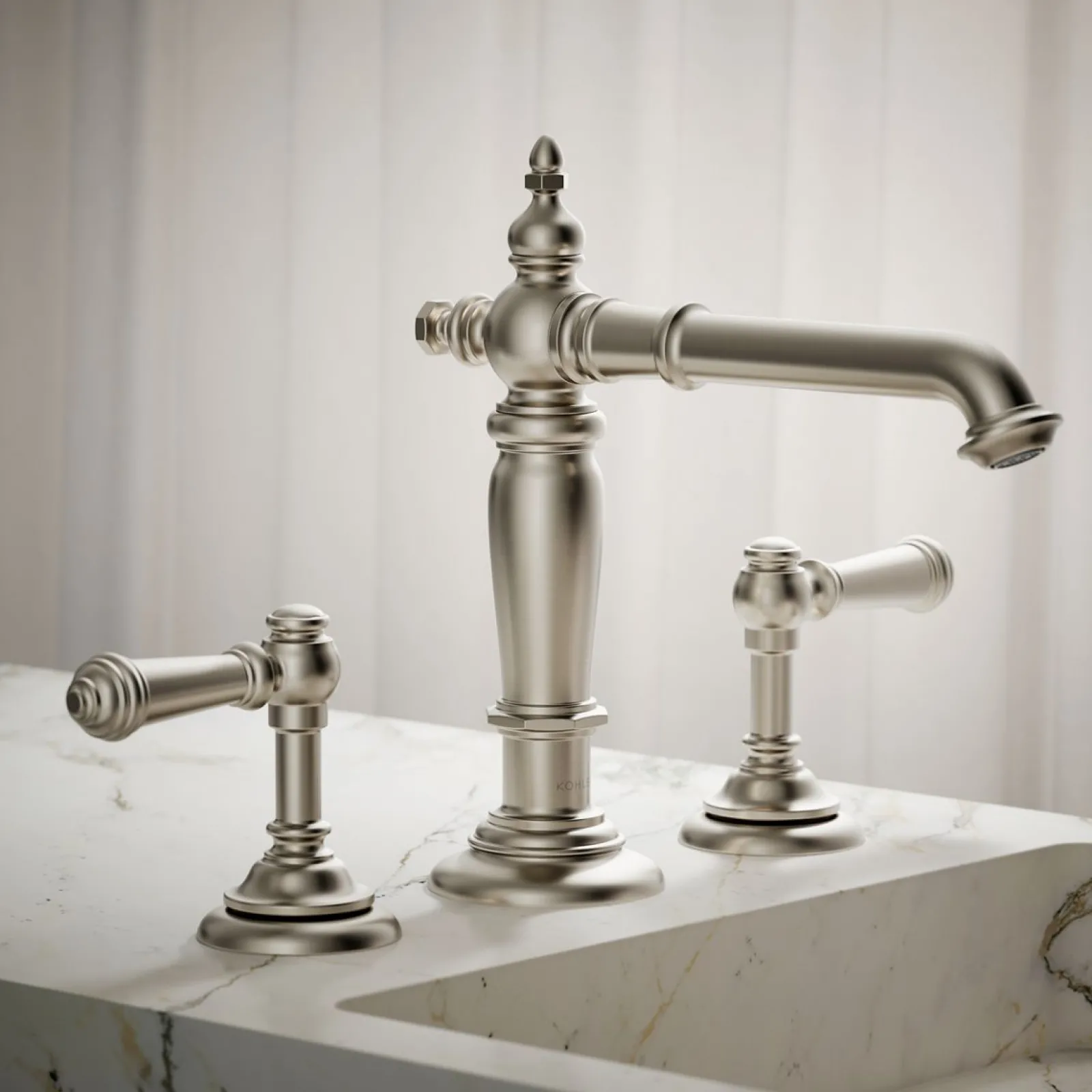 Bathroom sink faucet spout with Column design, 1.2 gpm^Kohler New