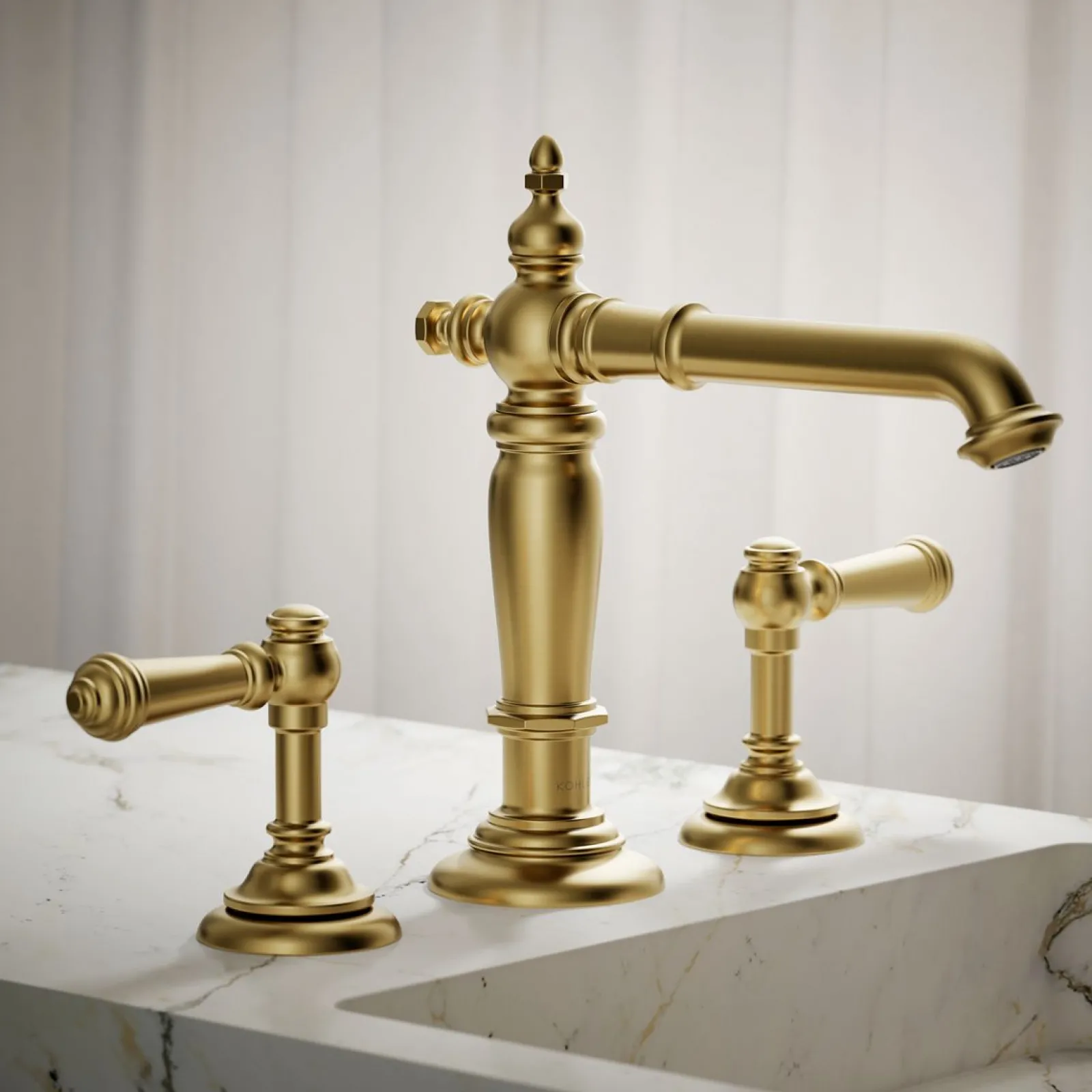 Bathroom sink faucet spout with Column design, 1.2 gpm^Kohler New