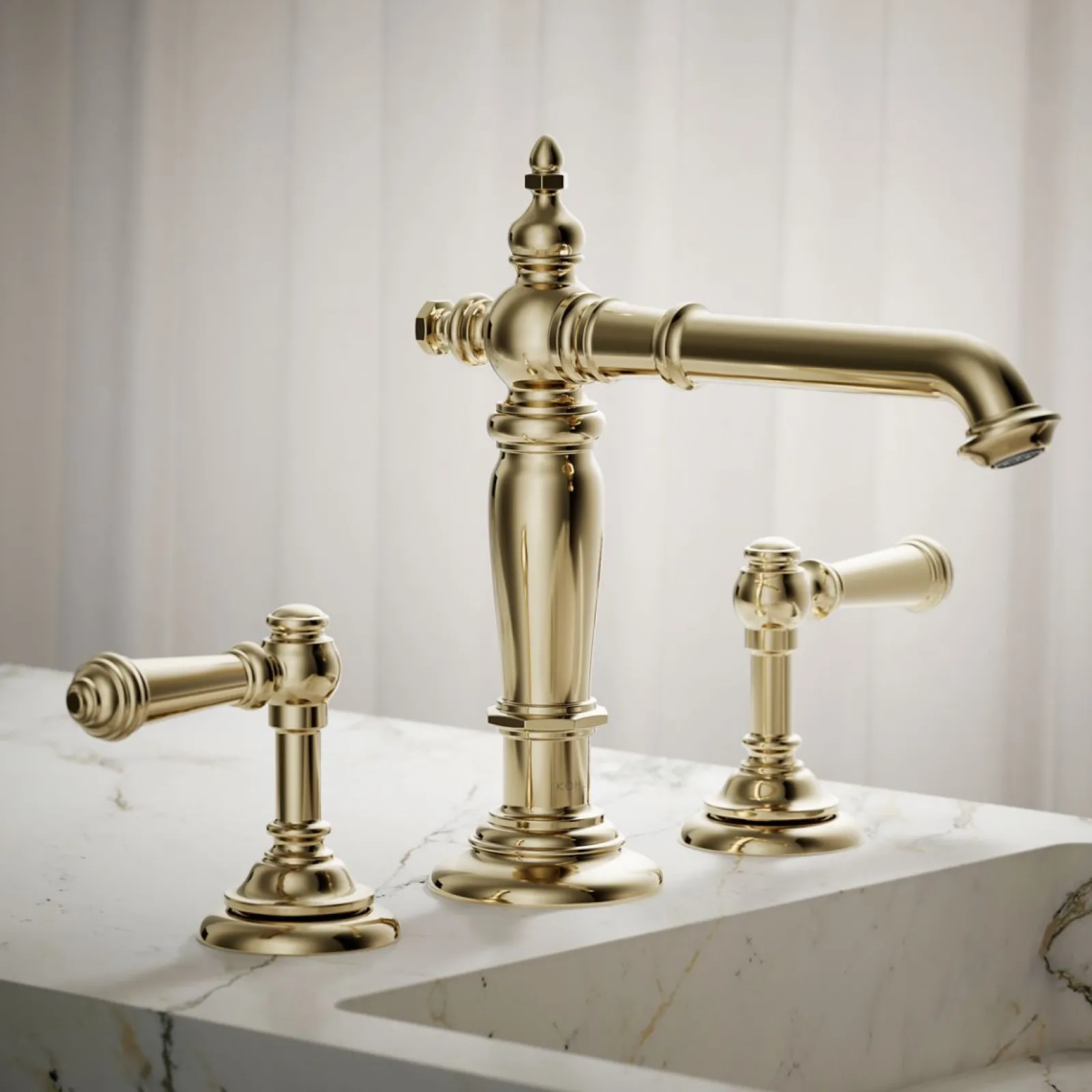 Bathroom sink faucet spout with Column design, 1.2 gpm^Kohler New