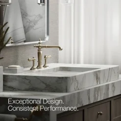 Bathroom sink faucet spout with Column design, 1.2 gpm^Kohler New