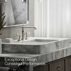 Bathroom sink faucet spout with Column design, 1.2 gpm^Kohler New