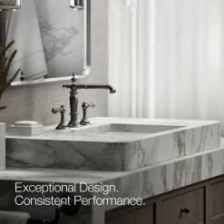 Bathroom sink faucet spout with Column design, 1.2 gpm^Kohler New