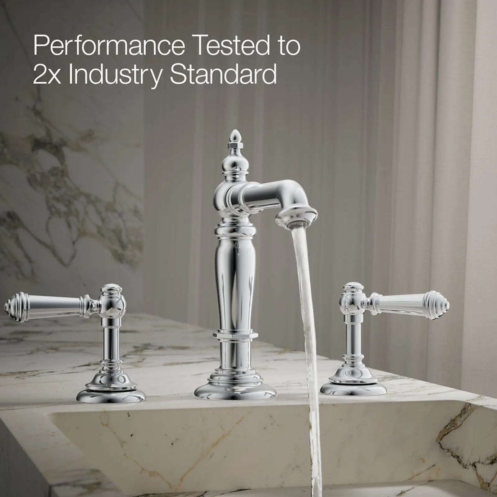 Bathroom sink faucet spout with Column design, 1.2 gpm^Kohler New