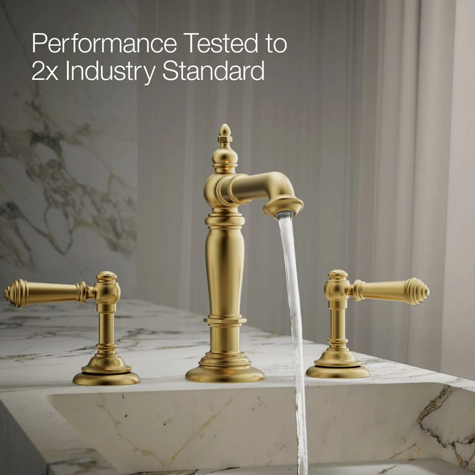 Bathroom sink faucet spout with Column design, 1.2 gpm^Kohler New