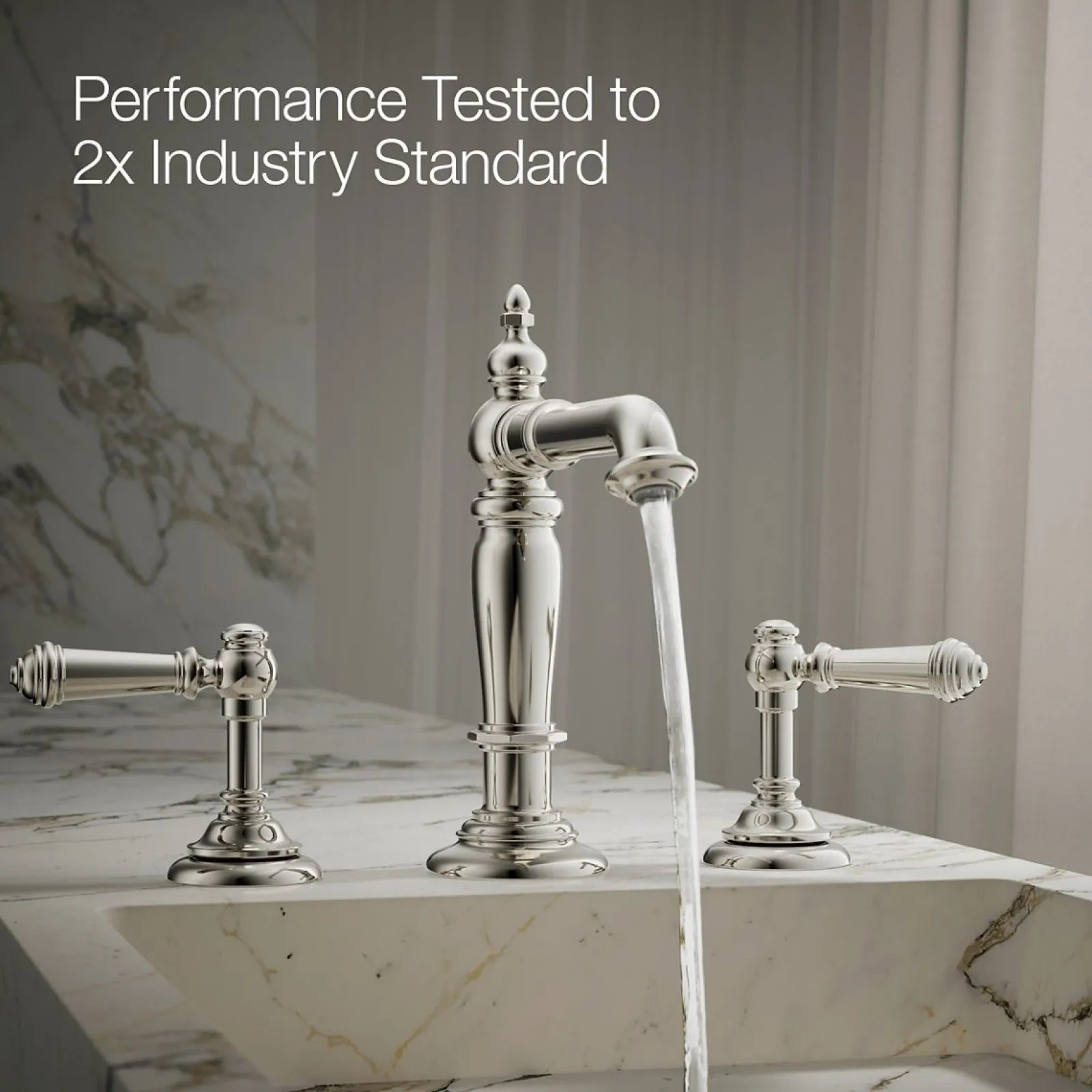 Bathroom sink faucet spout with Column design, 1.2 gpm^Kohler New
