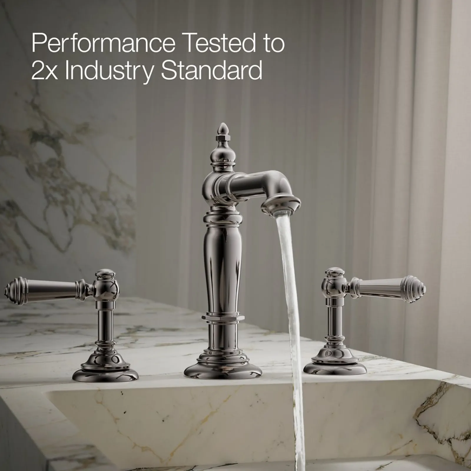 Bathroom sink faucet spout with Column design, 1.2 gpm^Kohler New