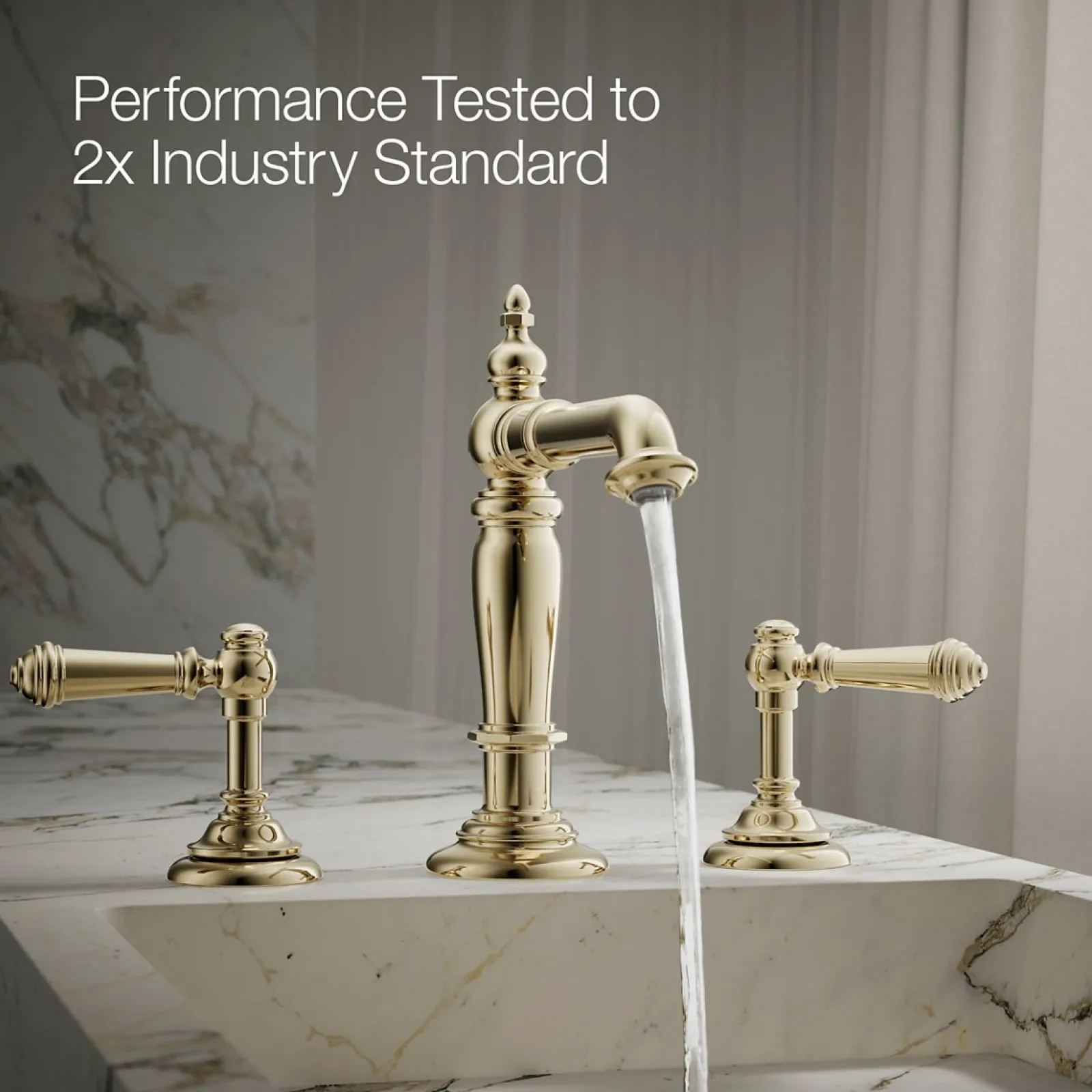 Bathroom sink faucet spout with Column design, 1.2 gpm^Kohler New