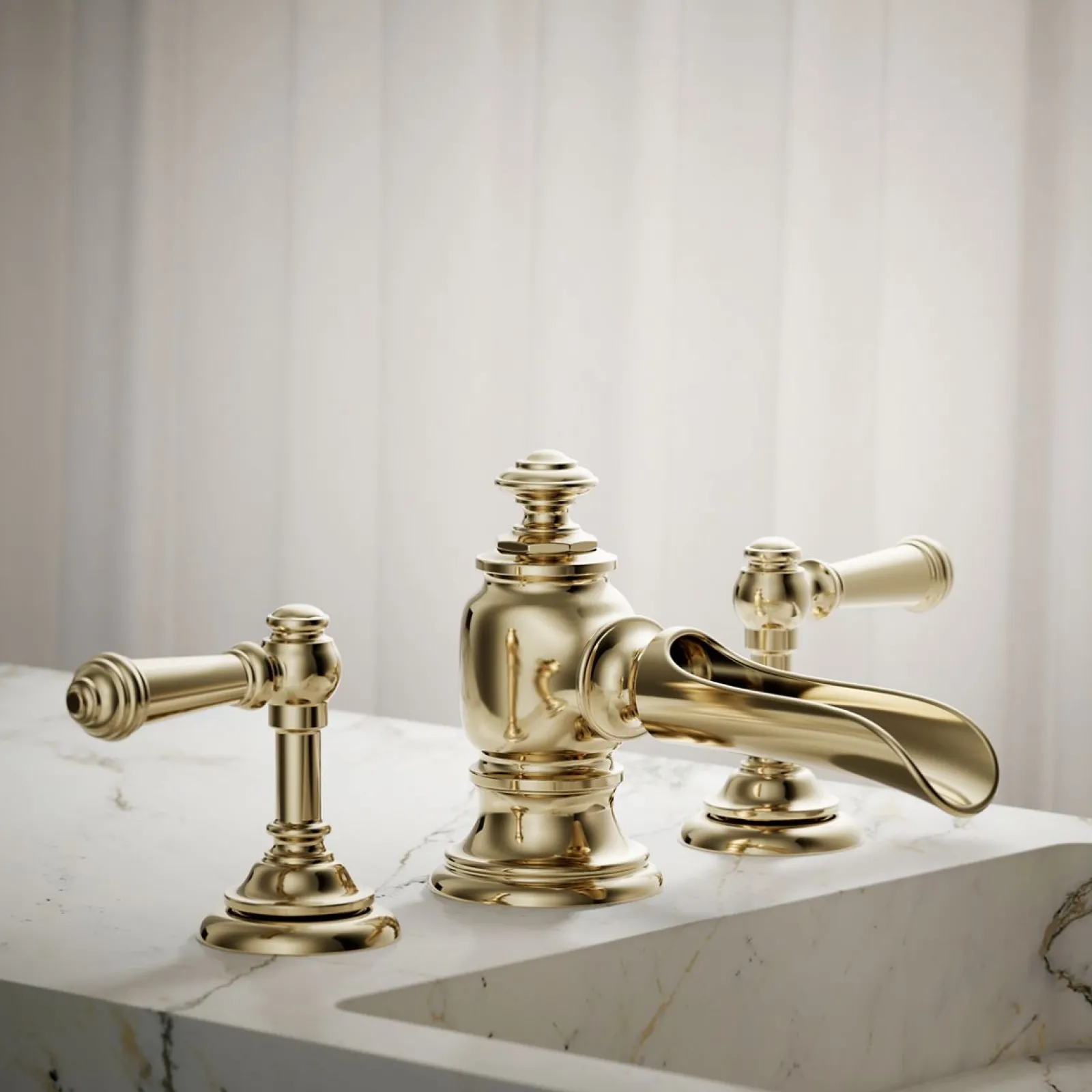 Bathroom sink faucet spout with Flume design, 1.2 gpm^Kohler Best
