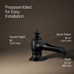 Bathroom sink faucet spout with Flume design, 1.2 gpm^Kohler Best