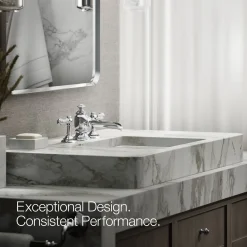 Bathroom sink faucet spout with Flume design, 1.2 gpm^Kohler Best