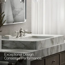 Bathroom sink faucet spout with Flume design, 1.2 gpm^Kohler Best