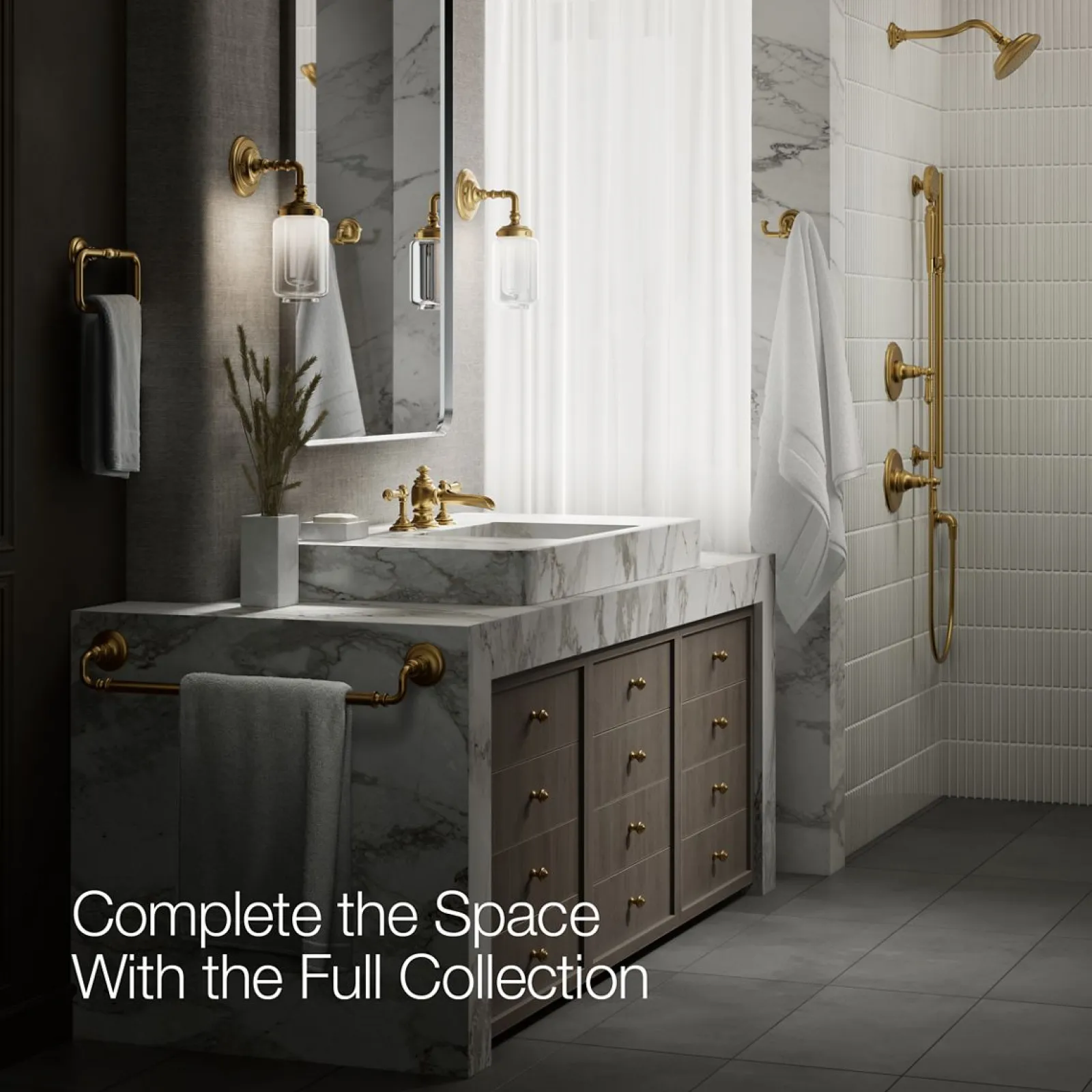 Bathroom sink faucet spout with Flume design, 1.2 gpm^Kohler Best