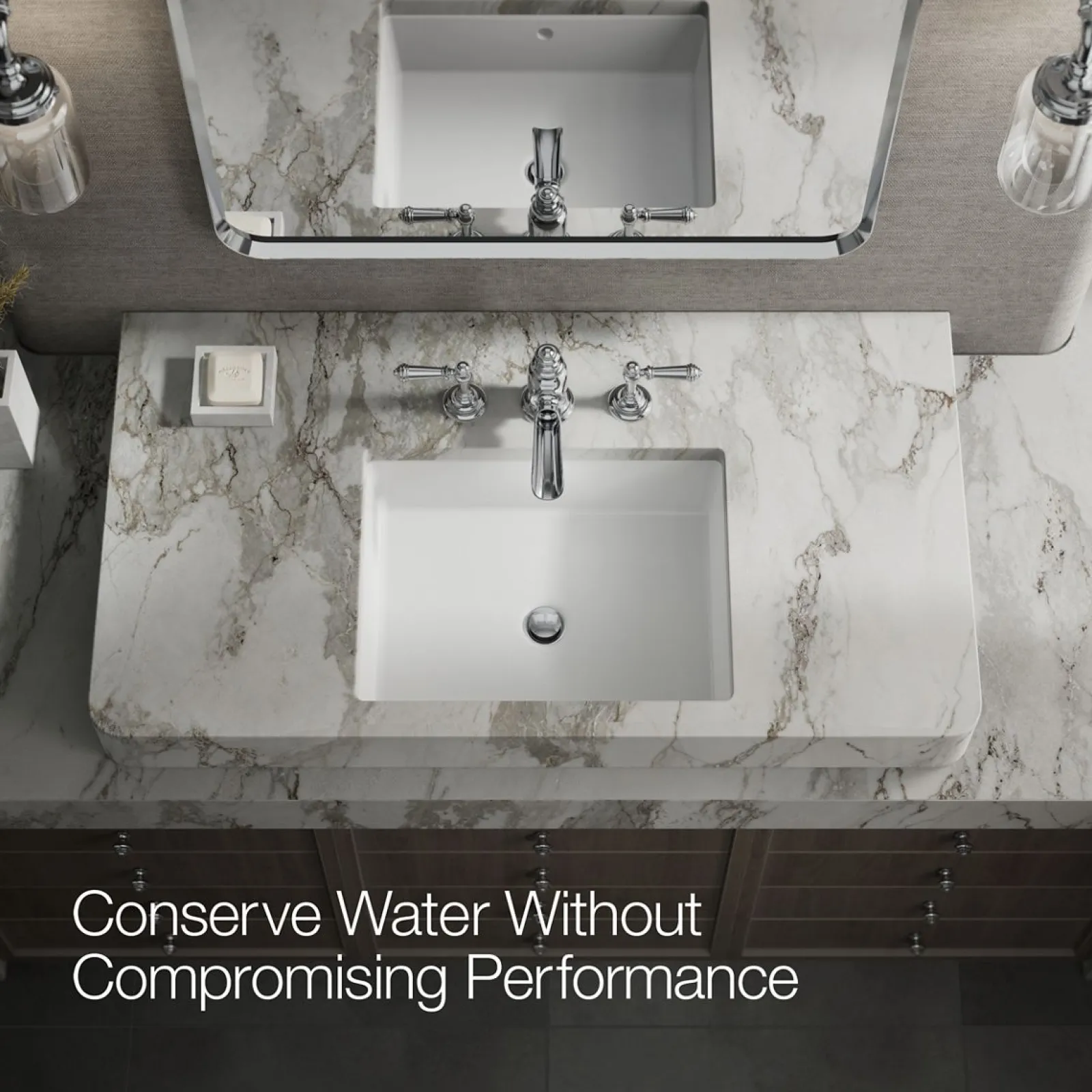 Bathroom sink faucet spout with Flume design, 1.2 gpm^Kohler Best