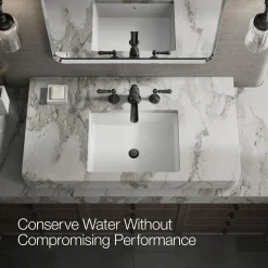 Bathroom sink faucet spout with Flume design, 1.2 gpm^Kohler Best