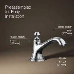 Bathroom sink faucet spout with Bell design, 1.2 gpm^Kohler New