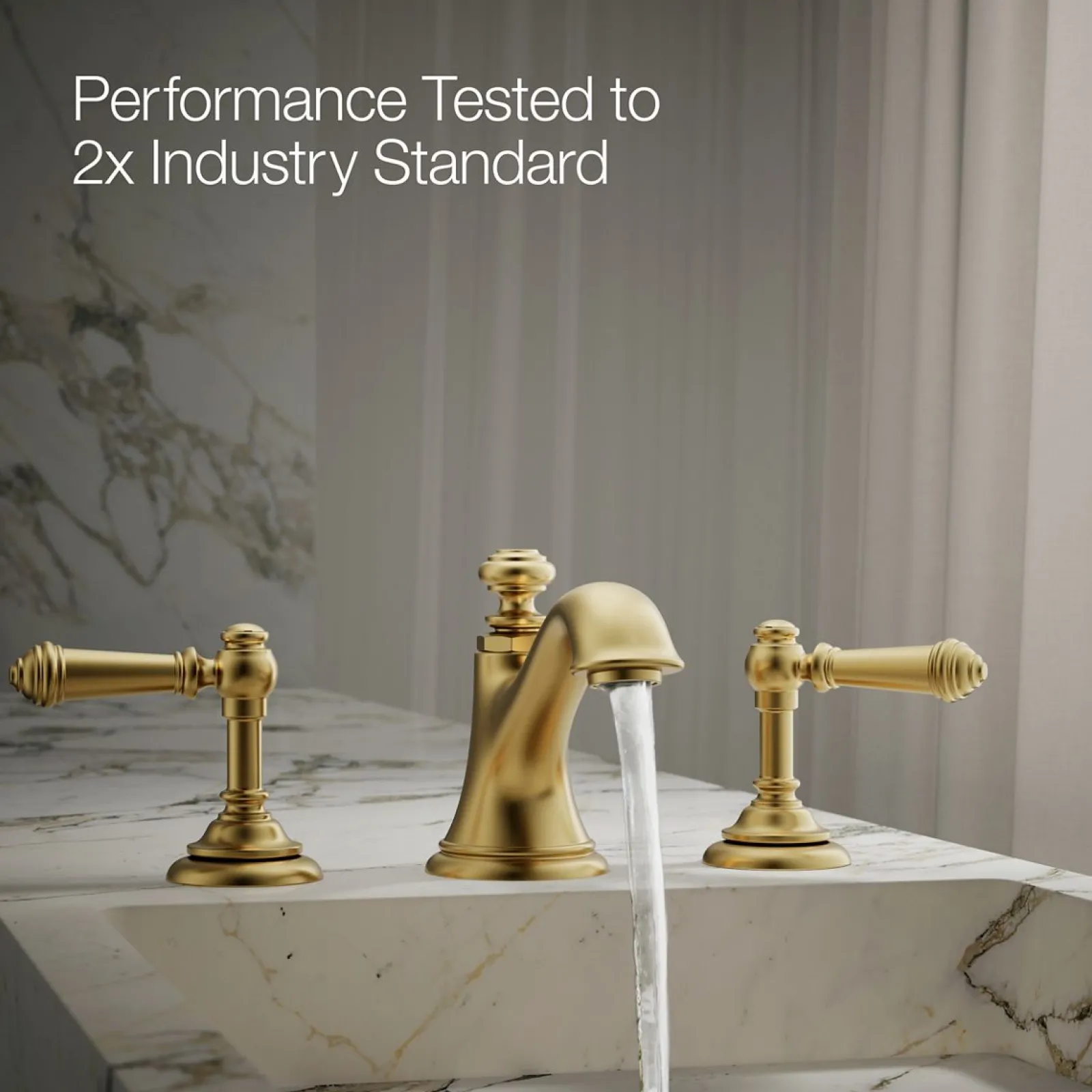 Bathroom sink faucet spout with Bell design, 1.2 gpm^Kohler New