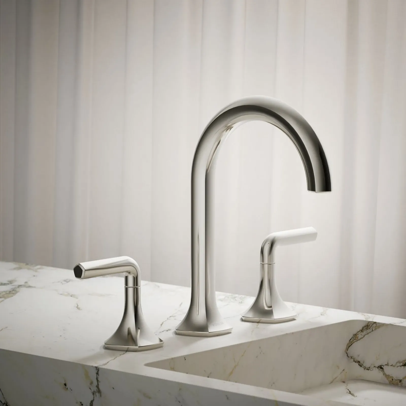 Bathroom sink faucet spout with Cane design, 1.2 gpm^Kohler Clearance