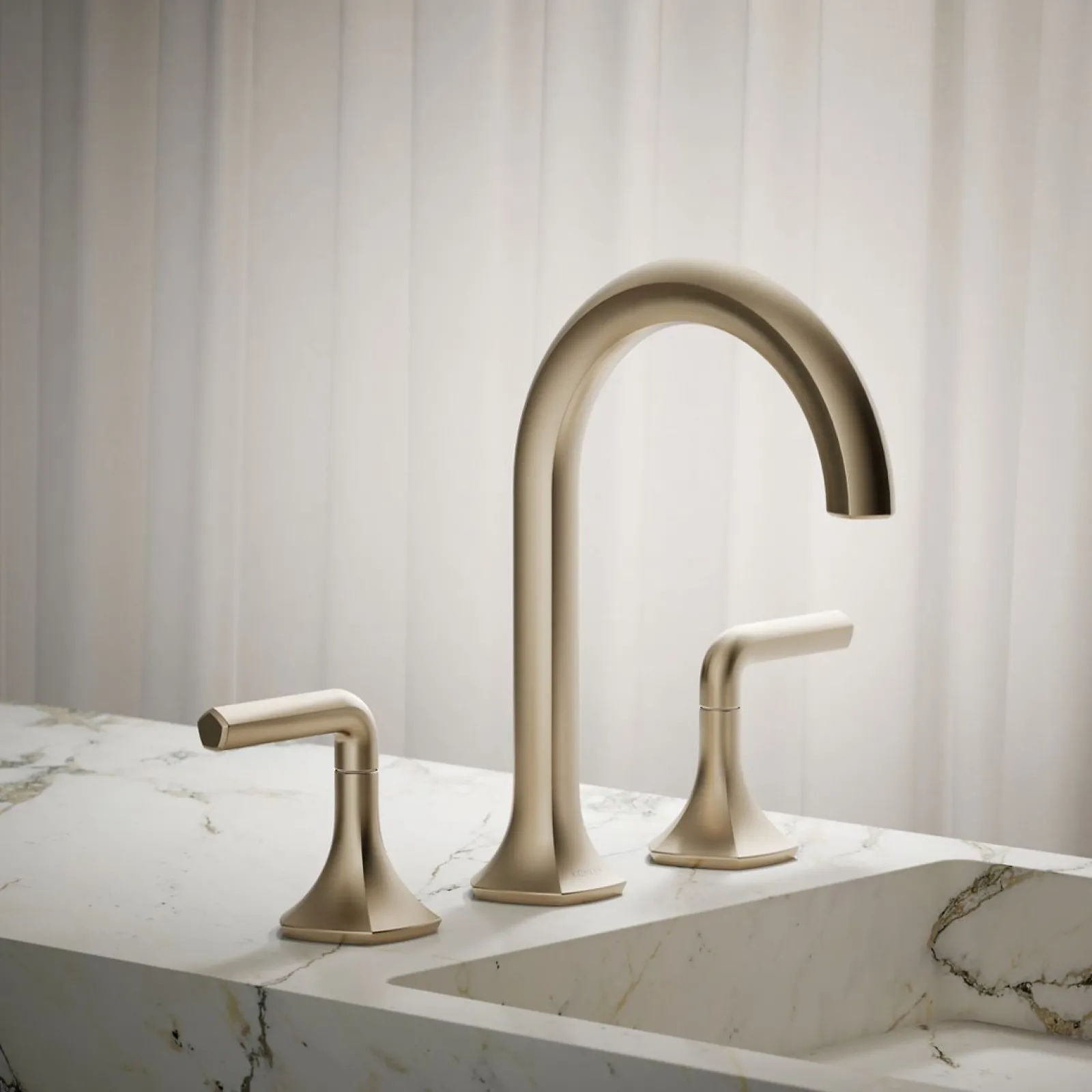 Bathroom sink faucet spout with Cane design, 1.2 gpm^Kohler Clearance