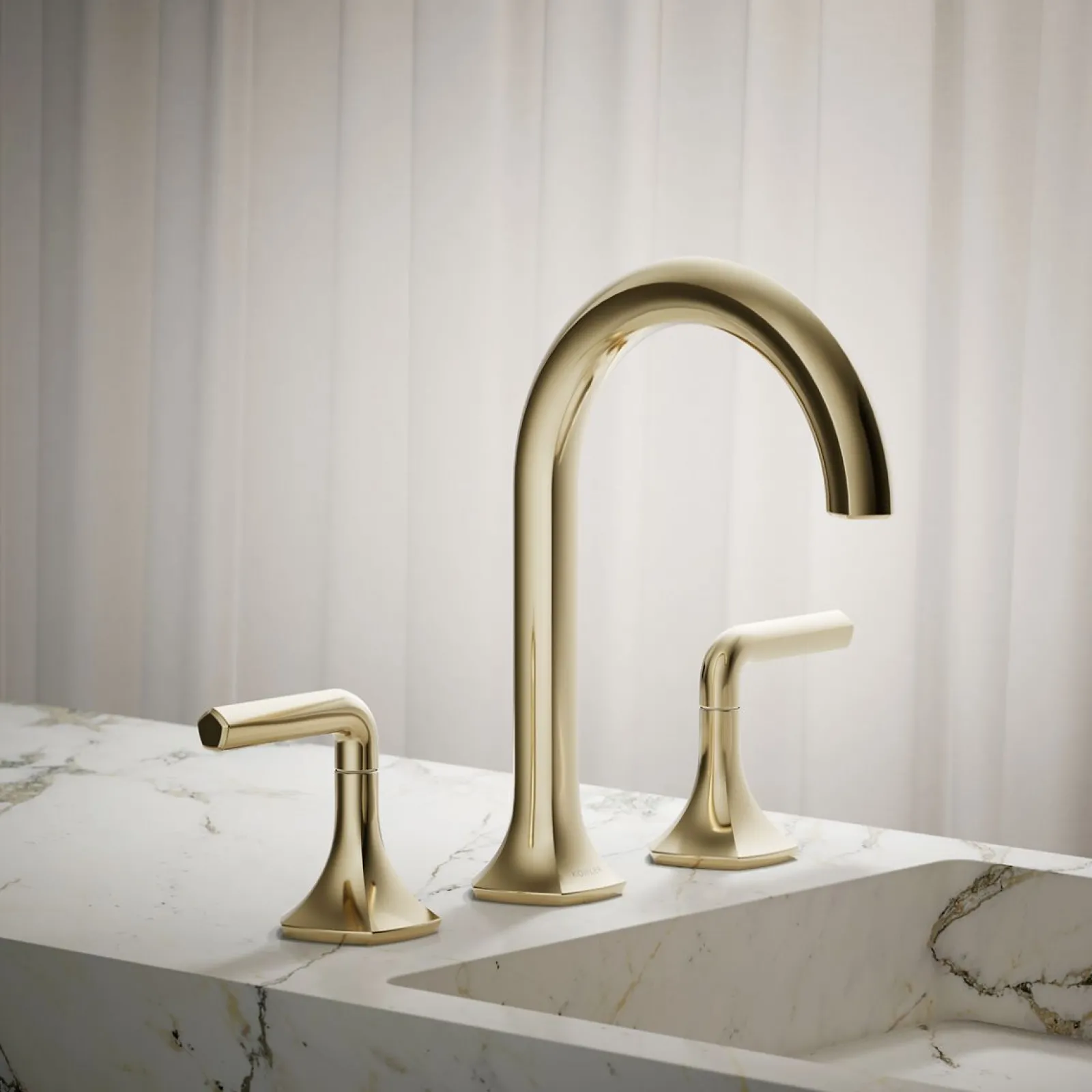 Bathroom sink faucet spout with Cane design, 1.2 gpm^Kohler Clearance
