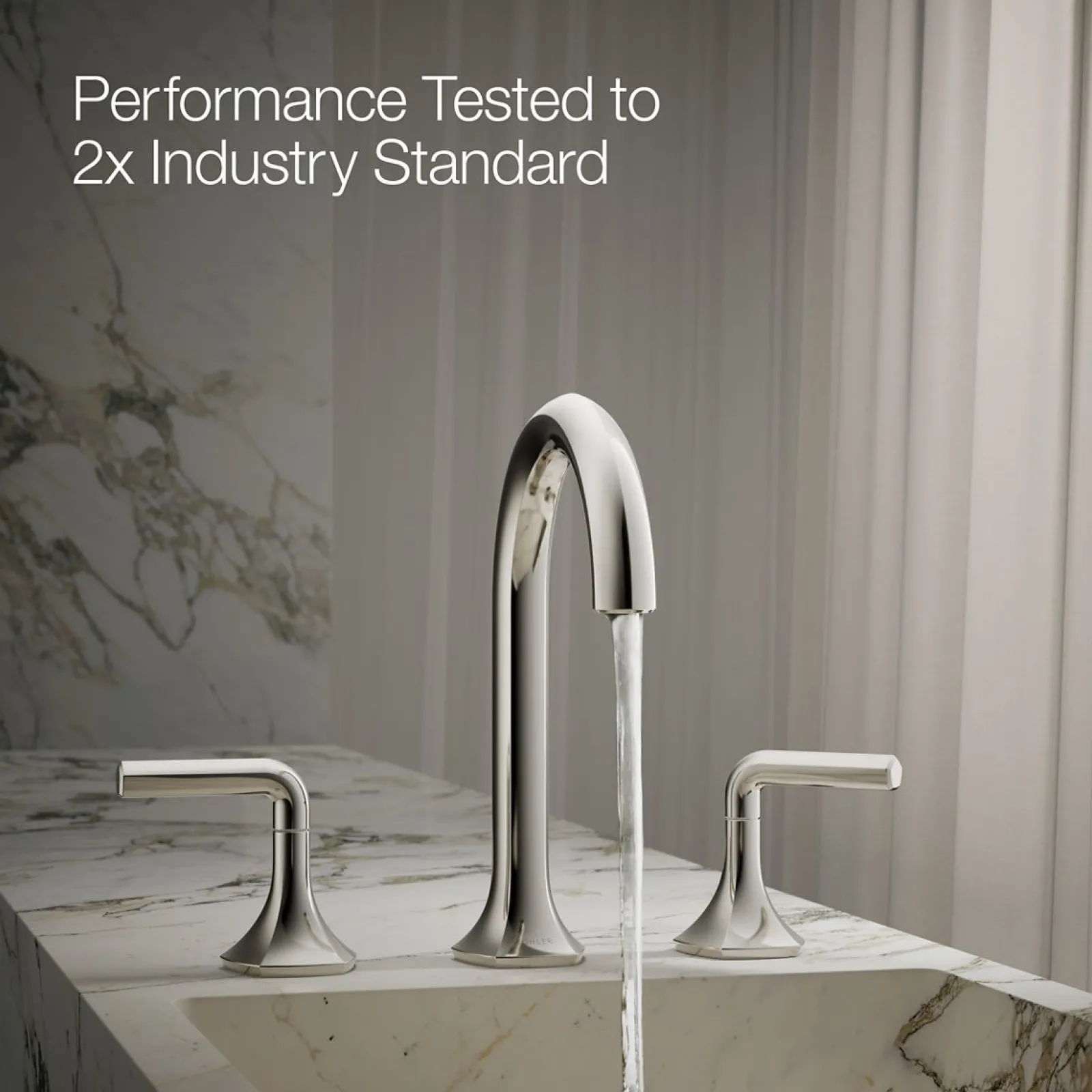 Bathroom sink faucet spout with Cane design, 1.2 gpm^Kohler Clearance
