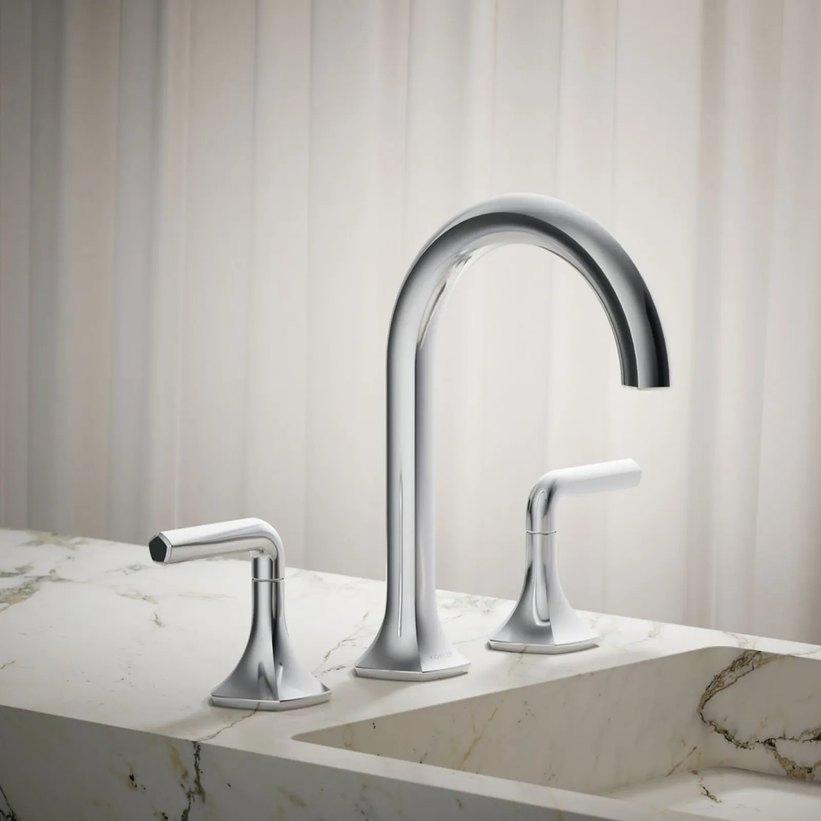 Bathroom sink faucet spout with Cane design, 1.2 gpm^Kohler Clearance