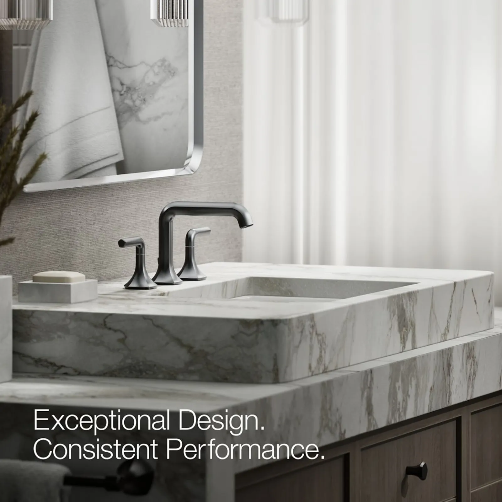 Bathroom sink faucet spout with Straight design, 1.2 gpm^Kohler Discount