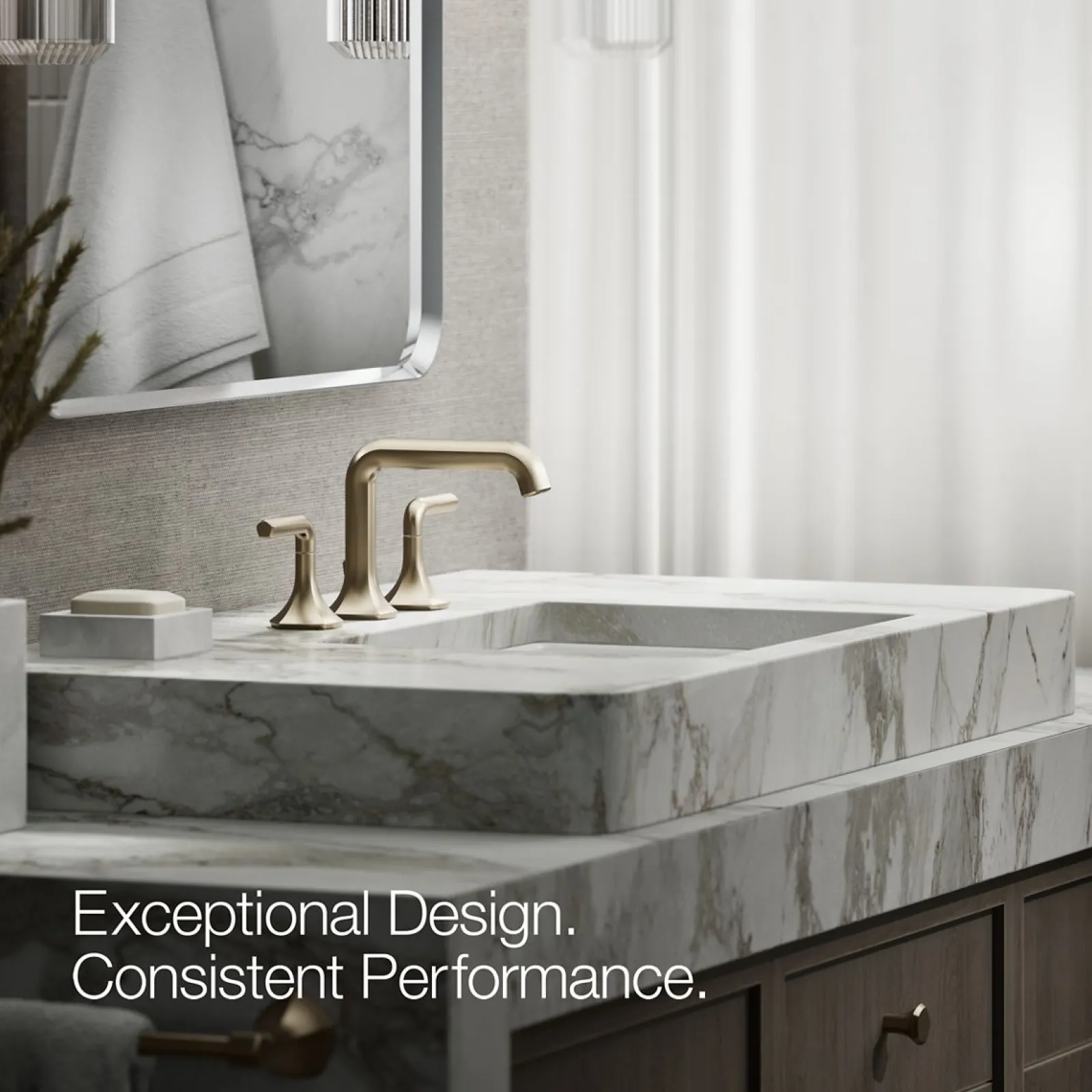 Bathroom sink faucet spout with Straight design, 1.2 gpm^Kohler Discount