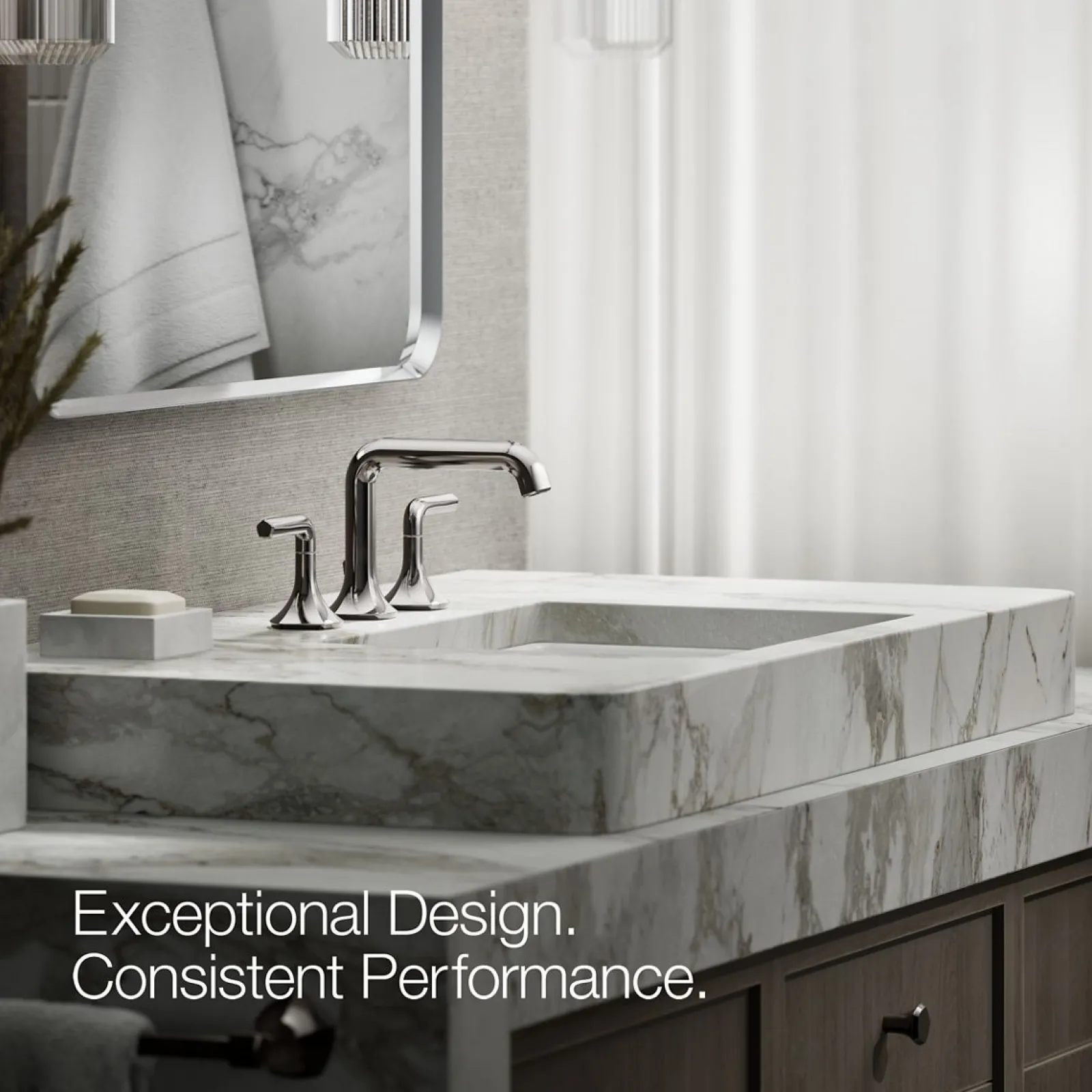 Bathroom sink faucet spout with Straight design, 1.2 gpm^Kohler Discount