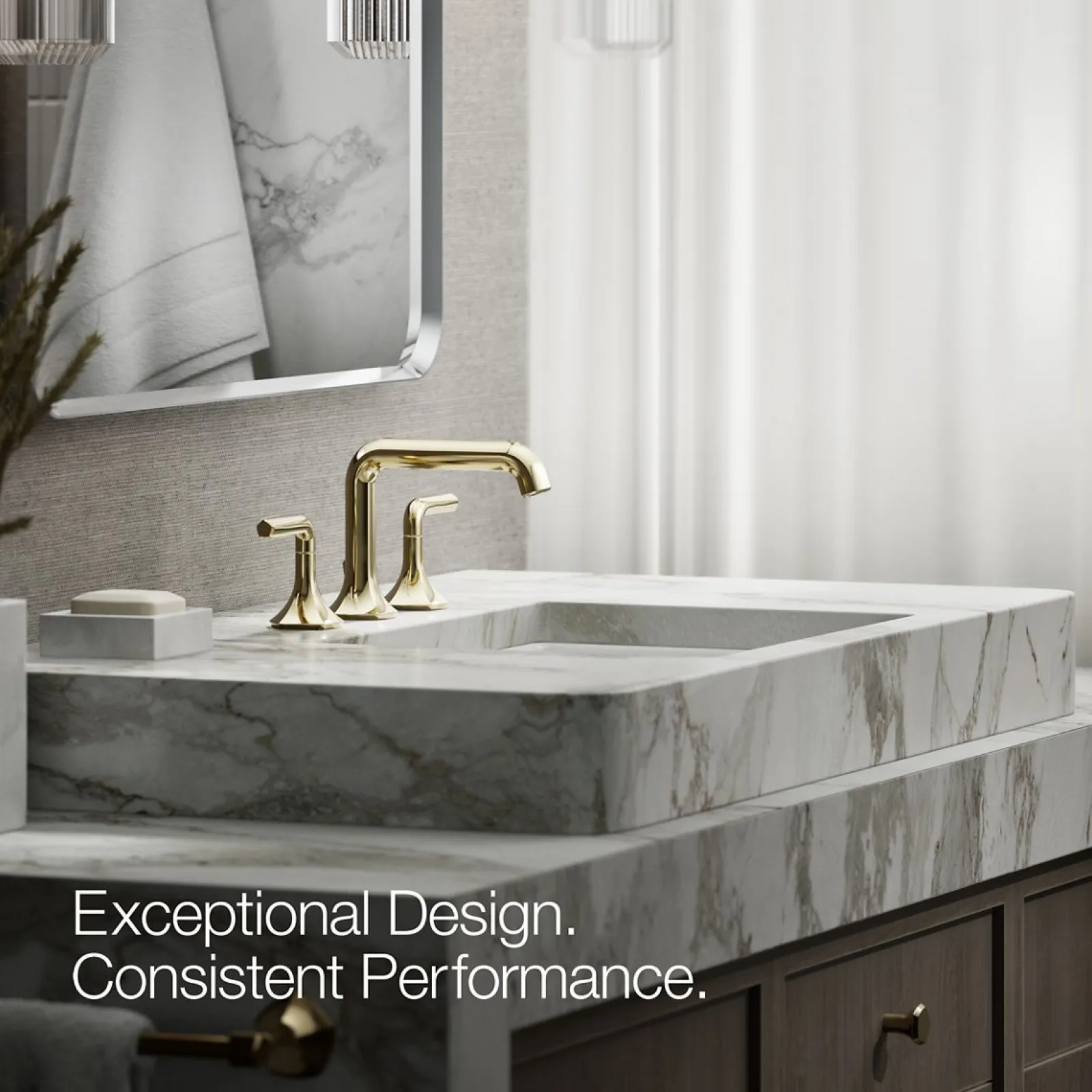 Bathroom sink faucet spout with Straight design, 1.2 gpm^Kohler Discount