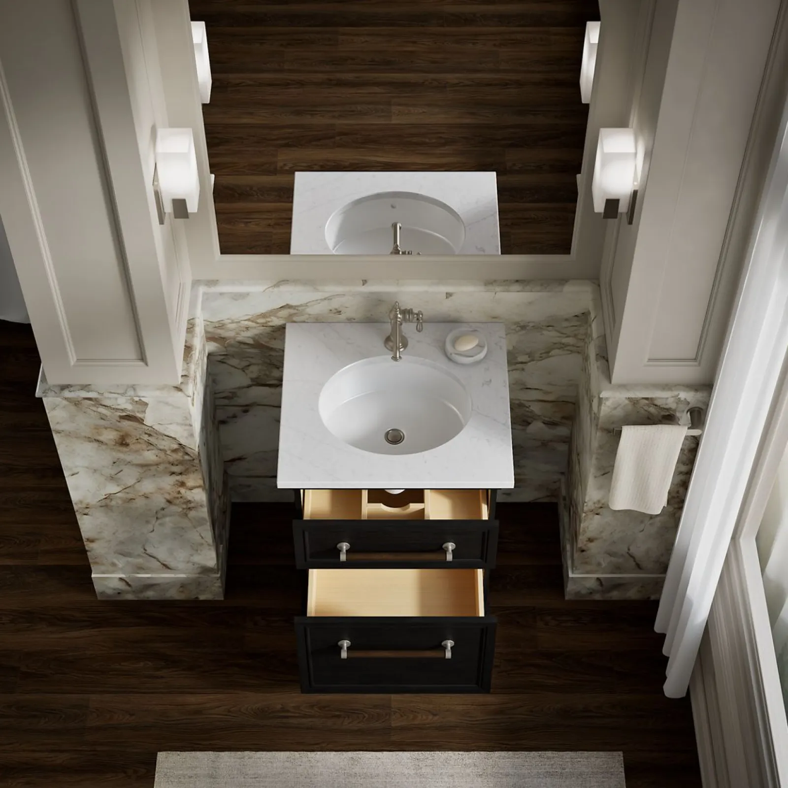 24" bathroom vanity cabinet^Kohler Best