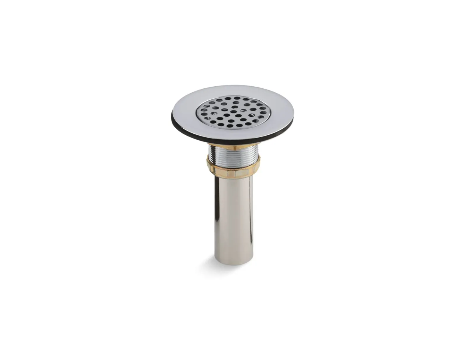 Brass sink drain and strainer with tailpiece for 3-1/2" to 4" outlet^Kohler Outlet