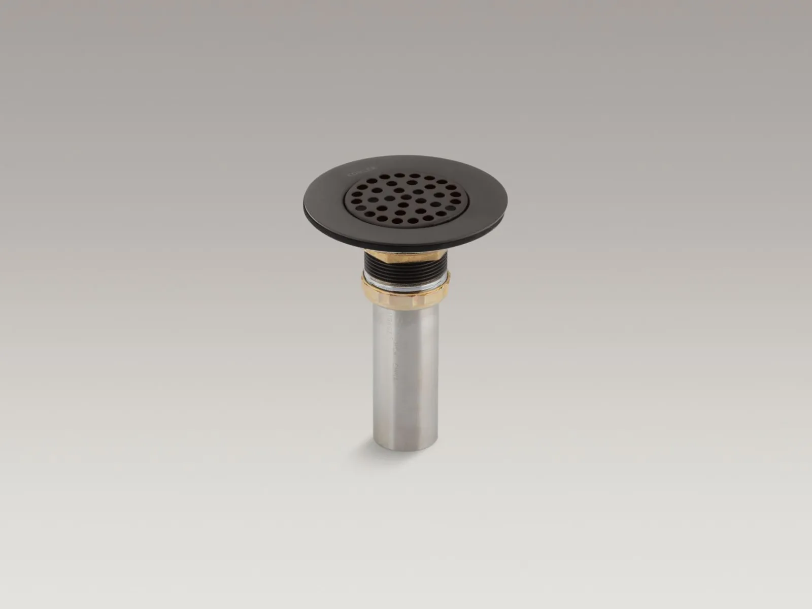 Brass sink drain and strainer with tailpiece for 3-1/2" to 4" outlet^Kohler Outlet