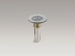 Brass sink drain and strainer with tailpiece for 3-1/2