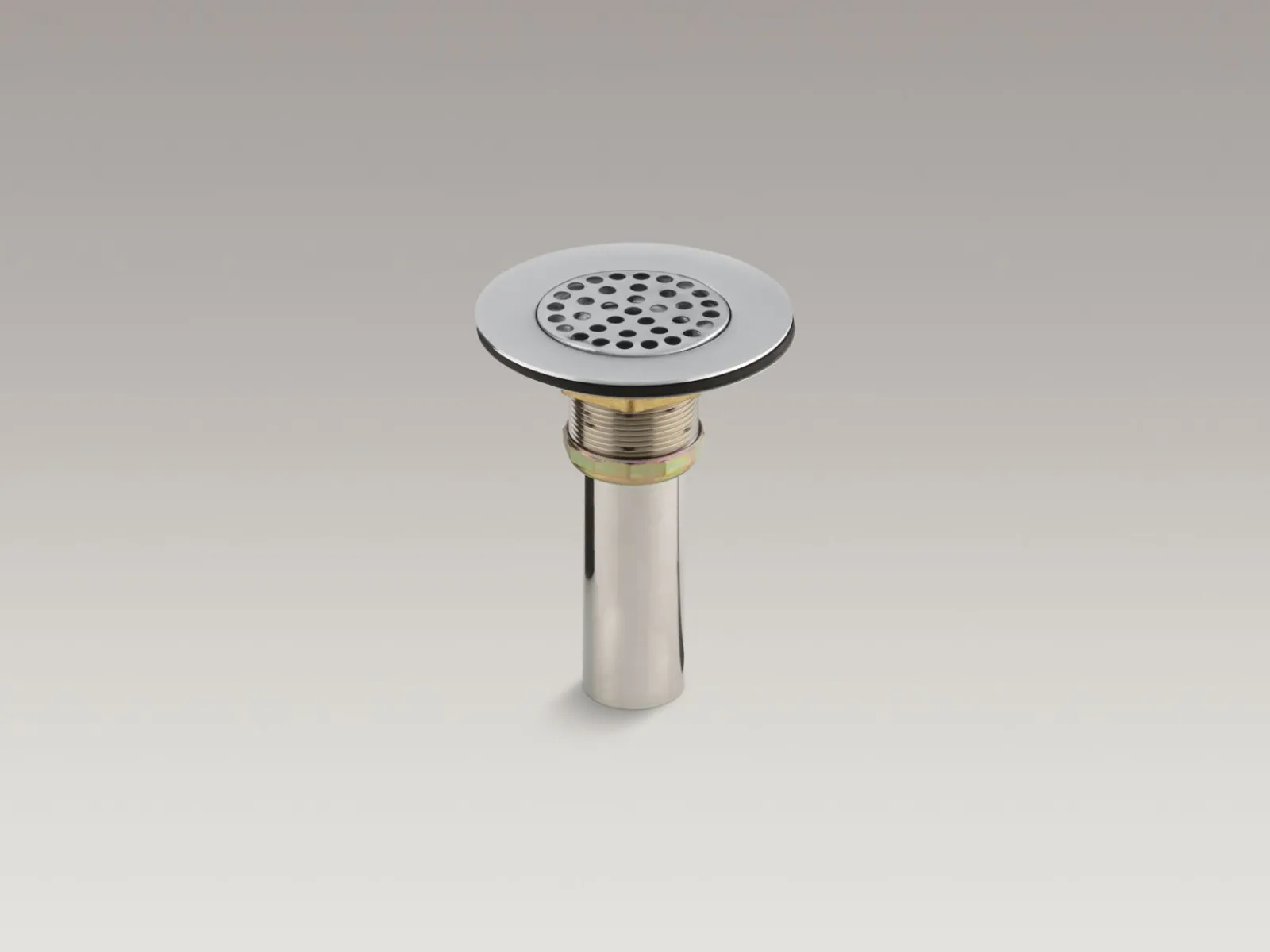 Brass sink drain and strainer with tailpiece for 3-1/2" to 4" outlet^Kohler Outlet